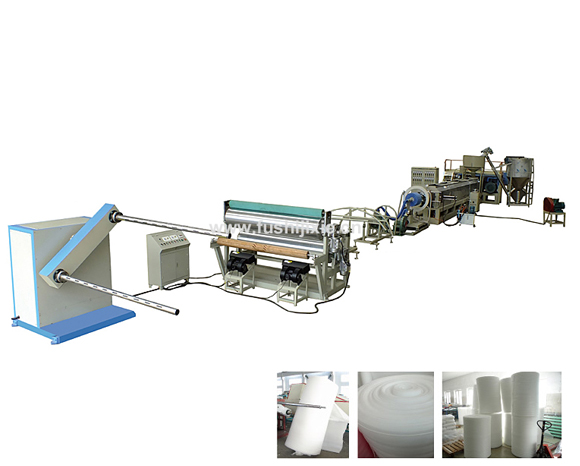 發泡布機設備特點